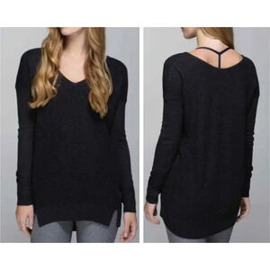 Lululemon The Sweater Life Long Sleeve V- Neck Sweater 17968